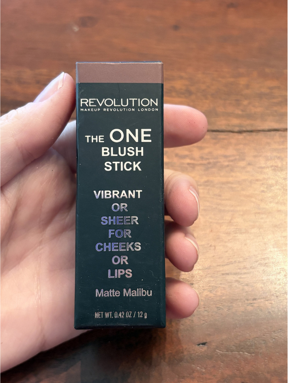 Revolution The One Blush Stick Matte Malibu. NEW!